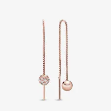 Сережки звисаючі сфери No Brand Rose 288325CZ (2556928347)