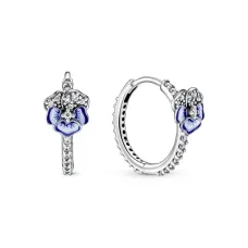 Серьги No Brand Голубая фиалка 290775C01 (2556933142)