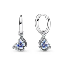 Серьги No Brand Голубые бабочки 290778C01 (2557979797)