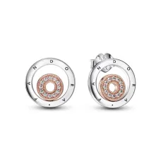Серьги No Brand Кольца с логотипом 282314C01 (2558097739)