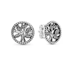 Серьги No Brand Семейное дерево 297843CZ (2558118094)