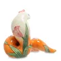 Інтер'єрна фігурка Pavone Lady Cobra with lily on the side 9x11 см Помаранчевий (262976)