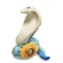 Інтер'єрна фігурка Pavone Cobra with sunflower on the side 10x8 см Блакитний (262979)