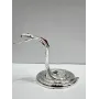 Інтер'єрна фігурка Crystal Silver Cobra with red stone 6x9 см Сріблястий (262992)