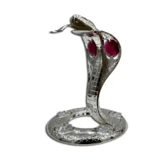 Интерьерная фигурка Crystal Silver Cobra with red stone 10x8 см Серебристый (262993) Интерьерная фигурка Crystal Silver Cobra with red stone 10x8 см Серебристый (262993)