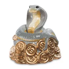 Міні фігурка Pavone Cobra on coins 10 см Сірий (263004)