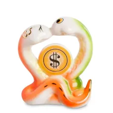 Мини фигурка Sabefet Snakes in Love with a coin 8 см Оранжевый (263011)