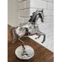 Міні фігурка Crystocraft Horse silver 8.5x6x3 см Сріблястий (263020)