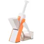 Ручная овощерезка-мультислайсер для овощей и фруктов Brava Spring Slicer 3 лезвия Оранжево-белый (2104618551)