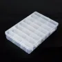 Коробка пластикова ДРТ 24 комірки 19х12.5х3.5 см Прозорий (С051416)