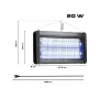 Лампа знищувач комах електрична Vayox IKV-20W 20 Вт 4000 В Чорний (iz16838)