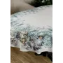 Скатерть новогодняя овальная Прованс Сказочные гномы 135х240 см Разноцветный