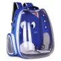 Рюкзак для переноски домашних питомцев CosmoPet CP-103 40х28х34 см Синий (3_06525)