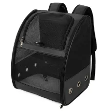 Рюкзак для переноски домашних питомцев CosmoPet CP-27 41х32х29 см Черный (3_06526)