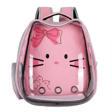 Рюкзак для переноски домашних питомцев CosmoPet CP-103 40х28х34 см Розовый (3_06527)