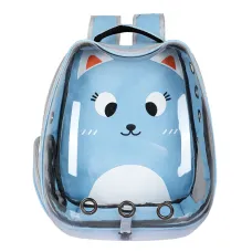 Рюкзак для переноски домашних питомцев CosmoPet CP-103 40х28х34 см Голубой (3_06529)