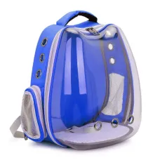 Рюкзак для переноски домашних питомцев CosmoPet CP-102 39х35х23 см Синий (3_06534)