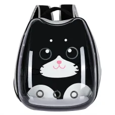 Рюкзак для переноски домашних питомцев CosmoPet CP-103 40х28х34 см Черный (3_06535)