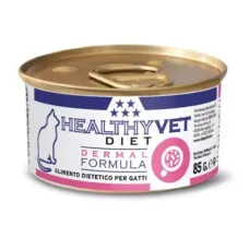 Вологий корм Kippy Healthy Vet Diet Dermal Formula для дорослих котів у вигляді паштету 85 г Вологий корм Kippy Healthy Vet Diet Dermal Formula для дорослих котів у вигляді паштету 85 г