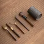 Набір інструментів для чайної церемонії No Brand ZBY-0224 Сянлун 5 предметів Чорно-коричневий (2640420650)
