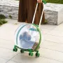 Сумка-візок для перенесення домашніх тварин CosmoPet CP-302 з телескопічною ручкою 47х42х24 см Зелений (3_06581)