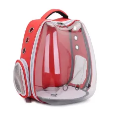 Рюкзак для переноски домашних питомцев CosmoPet CP-102 39х35х23 см Красный