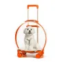 Сумка-візок для перенесення домашніх тварин CosmoPet CP-302 з телескопічною ручкою 47х42х24 см Помаранчевий (3_06585)