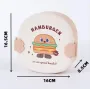 Ланч-бокс RIAS Hamburger з ложкою та вилкою 800 мл Різнокольоровий 3 шт (3_06604)