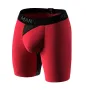 Боксеры мужские анатомические MAN's SET Anatomic Long 2.0 Light Black Series S Красный