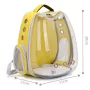 Рюкзак для переноски домашних питомцев CosmoPet CP-102 39х35х23 см Желтый (3_06646)