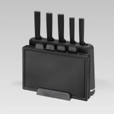 Набор ножей с разделочными досками Maestro MR-1412 9,8х9,8х22 см Black 10 шт Набор ножей с разделочными досками Maestro MR-1412 9,8х9,8х22 см Black 10 шт