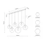 Люстра TK Lighting Esme 130x30x150 см Чорний (TK4797)