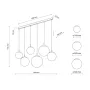 Люстра TK Lighting Esme 130x30x150 см Чорний (TK4792)