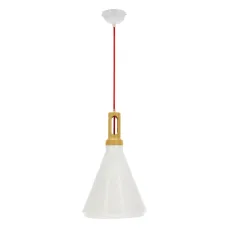 Люстра Candellux Robinson 26x115 см Біло-коричневий (31-37695)