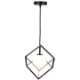 Люстра Candellux Weert 15x115 см Черно-золотистый (50101045)
