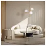Люстра TK Lighting Estera 33x120 см Бежево-черный (TK6799)