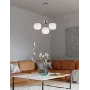 Люстра Candellux Larix 58x115 см Хром (33-23834)