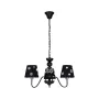 Люстра Candellux Batley 52x40 см Сріблясто-чорний (50203105)