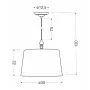 Люстра Candellux Prima 35x120 см Золотистий (31-09241)