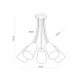 Люстра TK Lighting Wire 70x50 см Белый (TK6025)