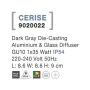 Точковий світильник Nova Luce Cerise 8.6x8.6x9 см Сірий (Nova9020022)