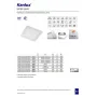 Точковий світильник Kanlux Katro 12x12x2 см Білий (Kan28946)