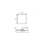 Точковий світильник Kanlux Arel 21.5x21.5x2.3 см Білий (Kan29598)
