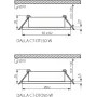 Точковий світильник Kanlux Dalla 8.2x8.2x0.26 см Білий (Kan22431)