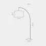Торшер TK Lighting HANG 90х45х28 см Черный (TK5077)