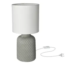 Настільна лампа Candellux Iner 15x32 см Сірий (41-79886)