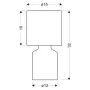 Настольная лампа Candellux Iner 15x32 см Бежевый (41-79879)