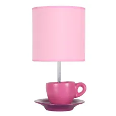 Настільна лампа Candellux Cynka 16x31 см Рожево-сріблястий (41-34809)