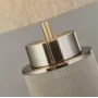 Настольная лампа Searchlight Flask 22x72 см Никель-бежевый (SeEU59041SN)