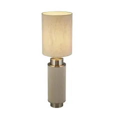 Настольная лампа Searchlight Flask 22x72 см Никель-бежевый (SeEU59041SN) Настольная лампа Searchlight Flask 22x72 см Никель-бежевый (SeEU59041SN)